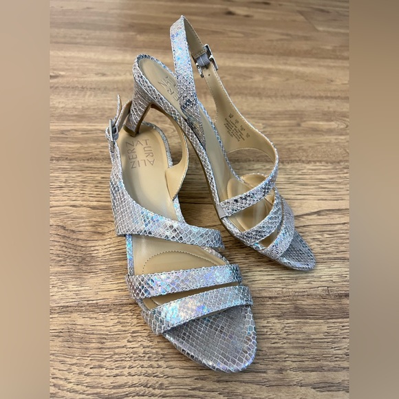 Naturalizer Shoes Naturalizer Womens Dress Sandal Size 8m Silver